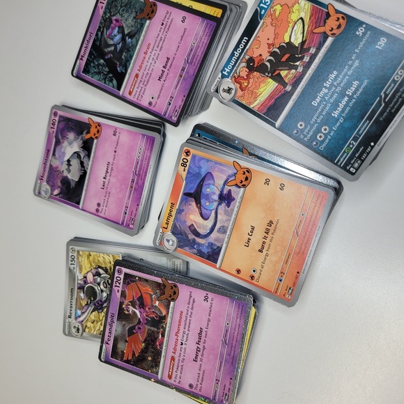 Pokemon TCG Trick or Trade 2024 Halloween BOOster Bundle Holo Card Bulk Lot